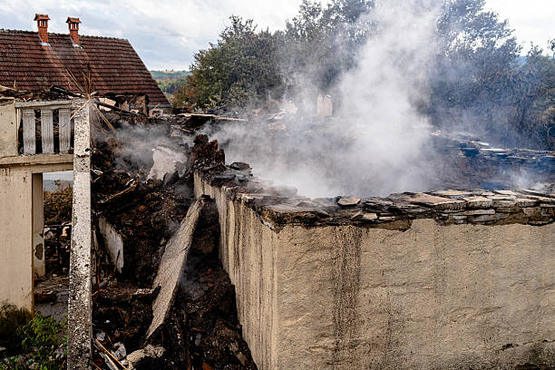 Professional Fire Damage Removal technician working in Dover, FL